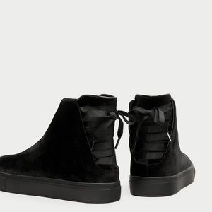 Zara Velvet Sneakers